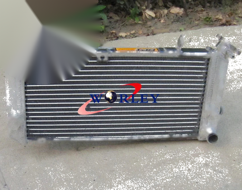 SUZUKI TL1000S Aluminum Radiator & RED Silicone Hose (1997-2001)