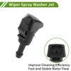 GMC Washer Nozzle with Hose Connector