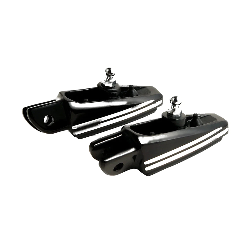 Harley Fat Bob FXFB FXFBS Driver Rider Foot Pegs Footrest (2018-2022)