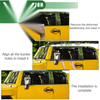 Toyota FJ Cruiser Front Left Right Door Window Belt Weatherstrip (07-14)