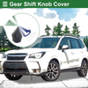 Subaru Forester Black Blue Faux Leather Gear Shift Knob Cover (2014-2017)