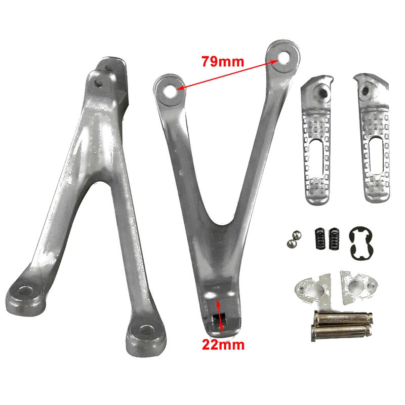 HONDA CBR 1000RR S Passengers Foot Pegs (2008-2011)