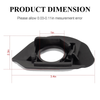 Honda TRX450R TRX450ER Fuel Mark Plate petcock indicator (2004–2014)