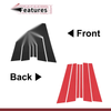 Ford Crown Victoria (1998-2008) Black Door Pillar Window Trim