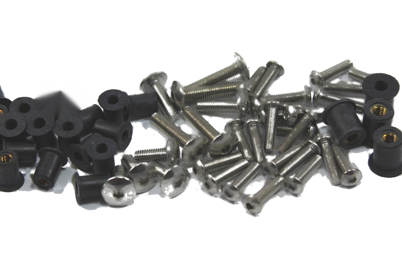 Ducati ST3 Schrauben-Set Vollverkleidung Edelstahl (2007–2012)
