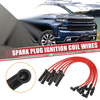 Chevy 194 216 235 6-Cylinder 6 x Spark Plug Wire Ignition Coil Cable