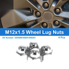 Hyundai Accent 4 Pcs M12x1.5 Wheel Lug Nuts (2007-2009)