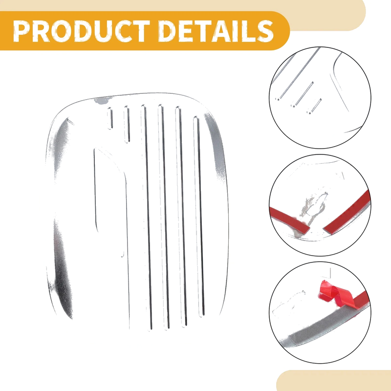 Ford Explorer (2020-2025) Chrome Silver Tone Fuel Tank Door Cap