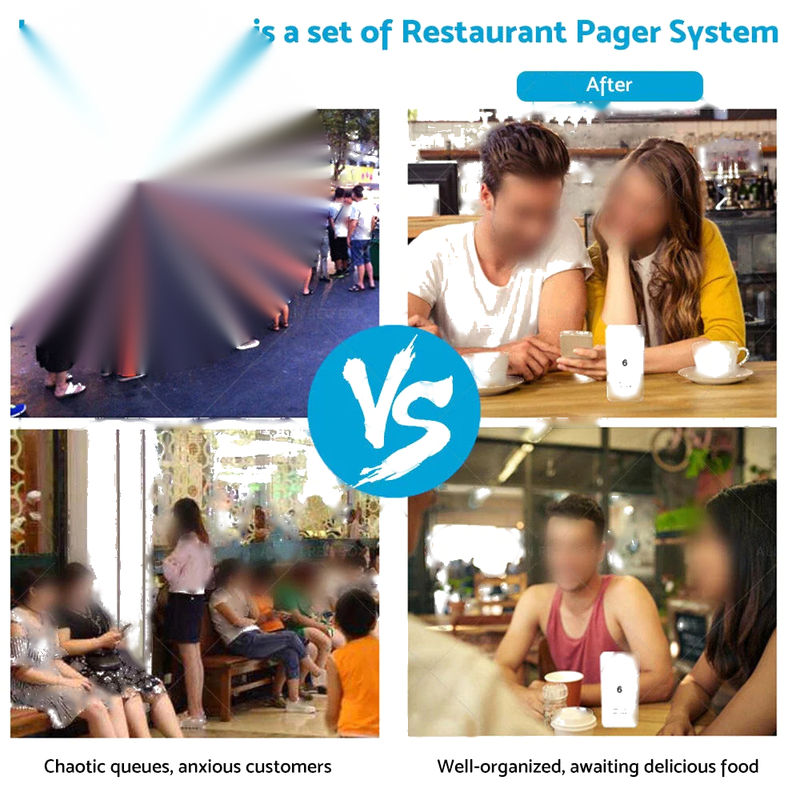 Guest Queuing in Food Truck, Cafe, Bar 16 x Restaurant Pager System Buzzers