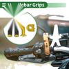 Motorcycle Grips 7/8" 22mm Hand Grips Cover Kit