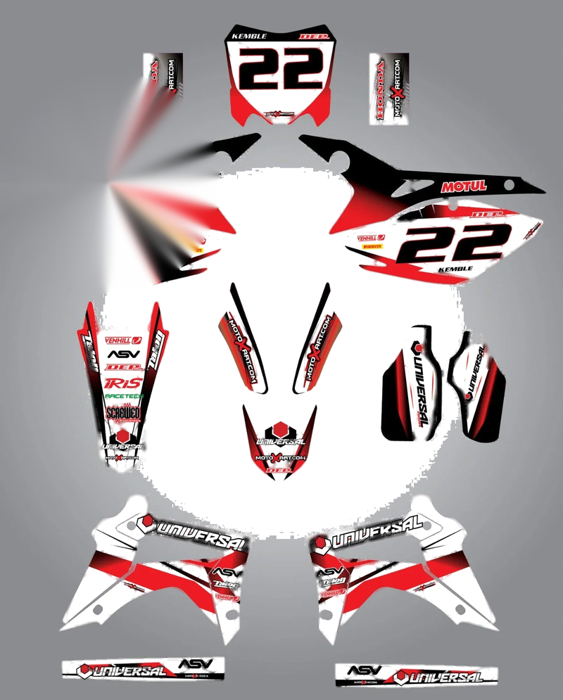 Honda CRF 450 Full Custom Graphic Kit (2013-2015)