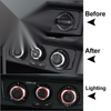 VW Polo 3 x ABS Air Conditioning Knob Switch Decor (2004-2013)
