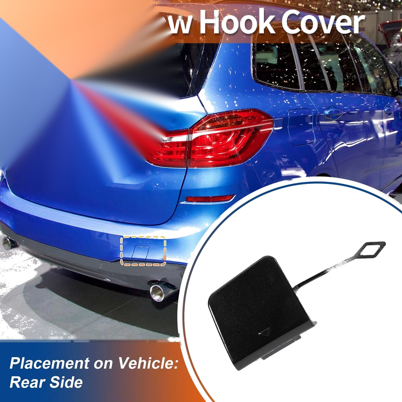 BMW 2 Series (2014-2021) Black Sapphire Rear Tow Hook Cover