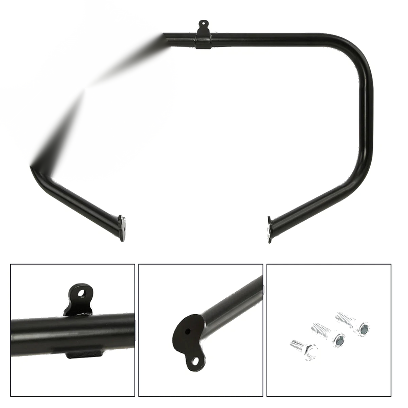 Harley Touring Ultra Limited Black Engine Guard Highway Crash Bar (09-24)