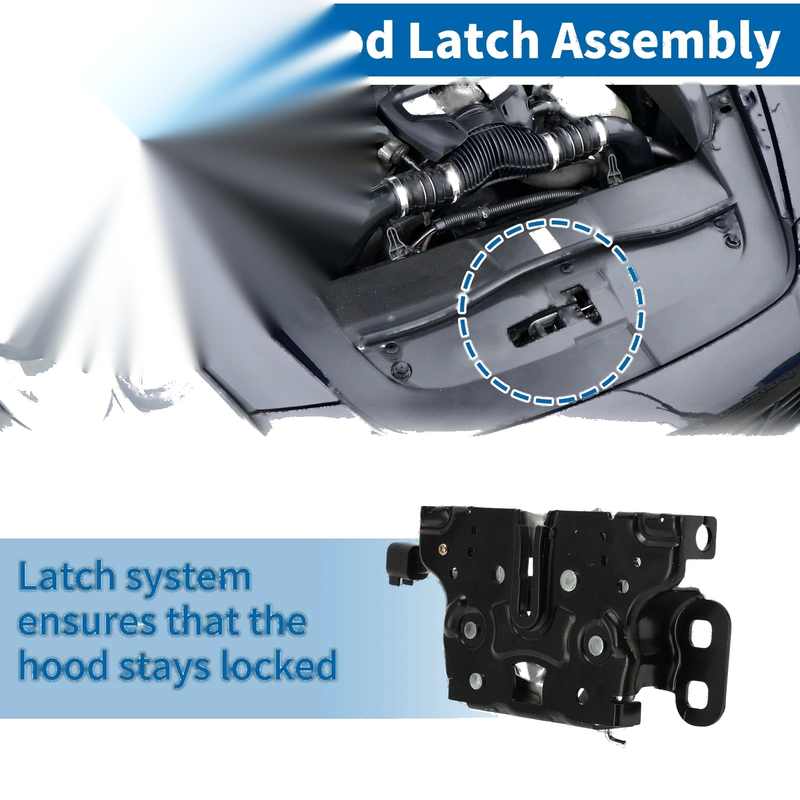 Jeep Compass (2017-2019) 1 Pcs Hood Latch Assembly