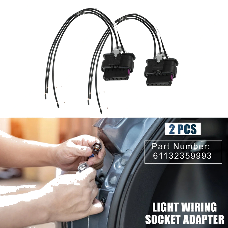 BMW F20 Taillight License Lamp Wiring Socket