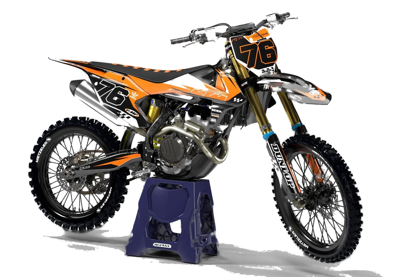 KTM SX 250 Custom Graphics Full Kit Stickers (2019-2022)