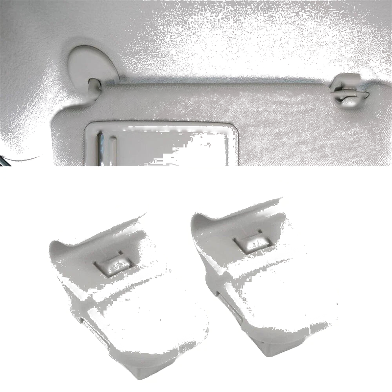 Mazda 3 5 6 CX-7 CX-9 RX-8 Grey Sun Visor Clips (2004-2023)