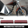 ATV Motorcycle 2 x M6x1.0 Rectangle Reflector Marker Cover
