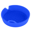 Vehicle Blue Silicone Car Cup Holder Insert Anti-Slip Coaster Mat