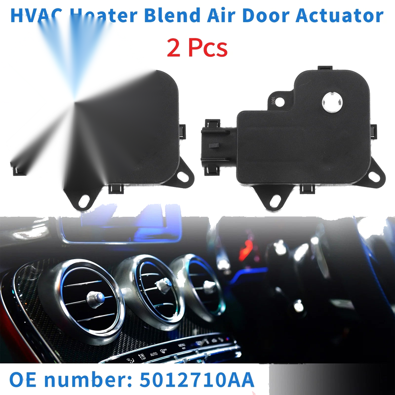 Jeep Grand 2 x No.5012710AA HVAC Heater Blend Door Control Actuator (N/A)