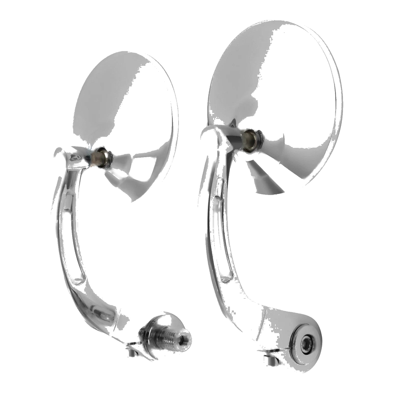 Harley Sportster S Chrome Bar End Rear-View Mirrors (2021-2025)