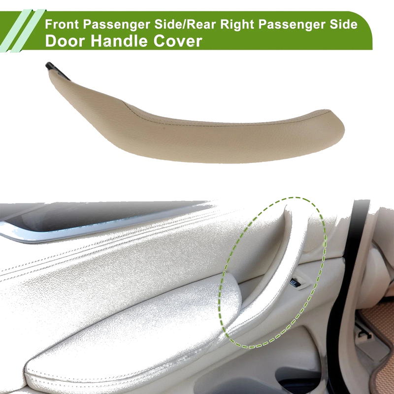 BMW X3 Beige Door Panel Handle Pull Trim Cover (2010-2016)