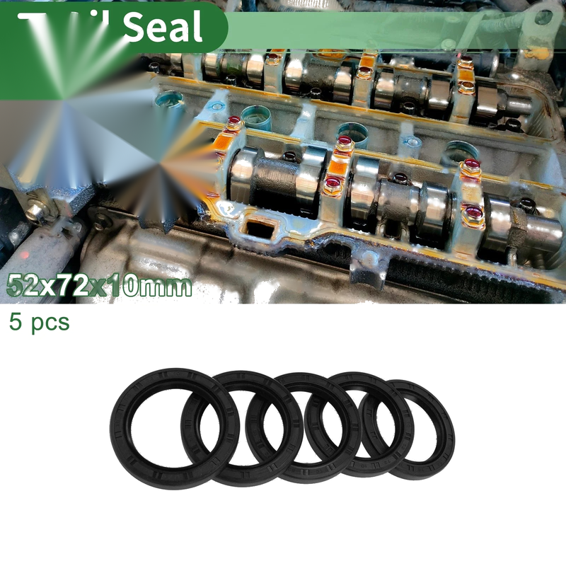 Oil Seal / 52x72x10mm / Seal Ring Rotary Shaft Seal NBR Rubber