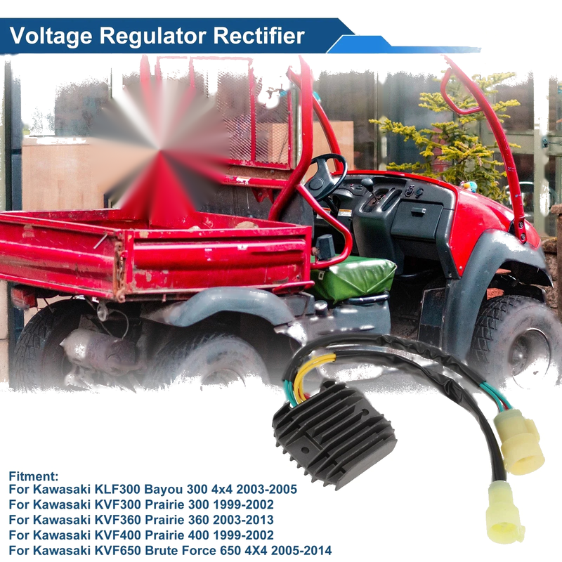 Kawasaki KLF300 Bayou 300 4x4 Voltage Regulator Rectifier (2003–2005)