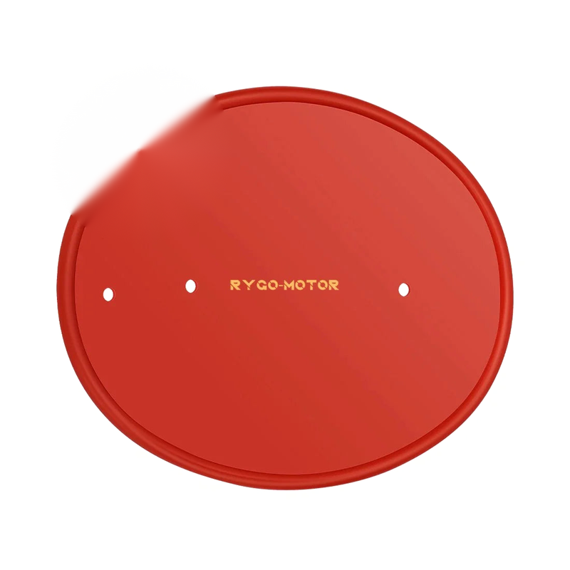 Honda Z50 Front Number Plate Red Plastic (1979–1987)