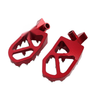 Honda CR50 CR125R CR250R (1995-2001) 2 x Rests Pedals Red CNC Foot Pegs