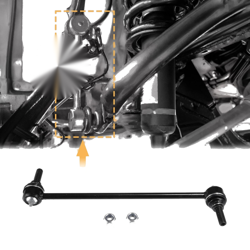 Chrysler Voyager 6pcs Front Tie Rod End Link Sway Bar (2001-2003)