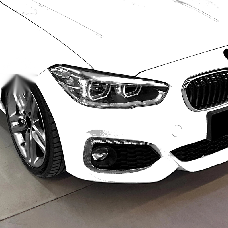 BMW F20 F21 M Sport Front Side Spoiler Trim Cover (2012-2019)