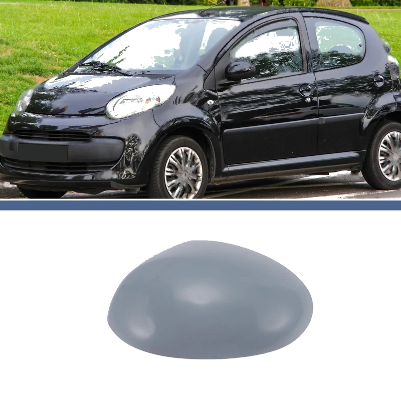 CITROEN C1 Left Passenger Side Mirror Cover Cap Grey (2005-2014)