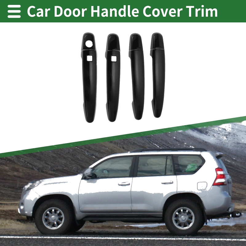 Toyota Highlander Black Door Handle Cover Trim (2008-2013)