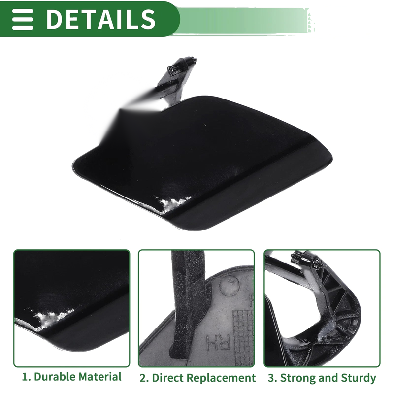Mercedes-Benz E400 Bumper Headlight Washer Nozzle Cover (2014-2016)