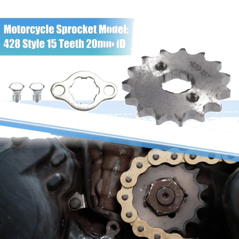Dirt Pit Bike 15T 20mm ID Front Engine Sprocket Set