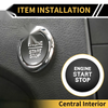 Toyota Tacoma (2016-2023) Black Engine Start Stop Button Cover