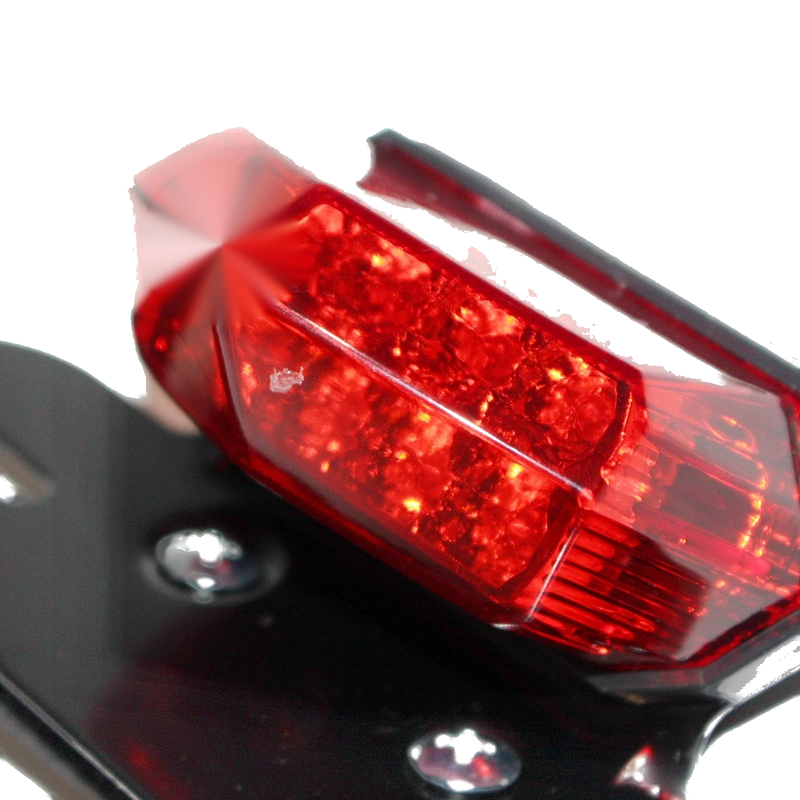 Motorcycle Dirt Bike 12V Red LED Brake Tail Light (No Plate)