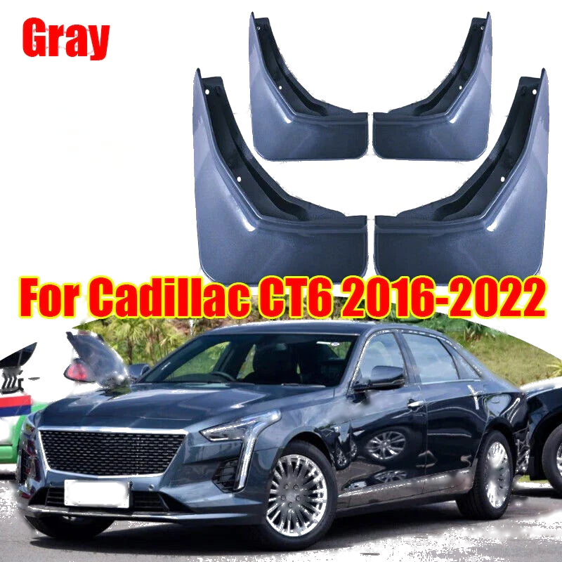 Cadillac CT6 3 x Splash Guards, Mud Flaps, Fender Covers (2016–2022)