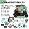 Yamaha G2-G11 Crankshaft Rod Piston Ring Gasket Bearings (1990–2008)