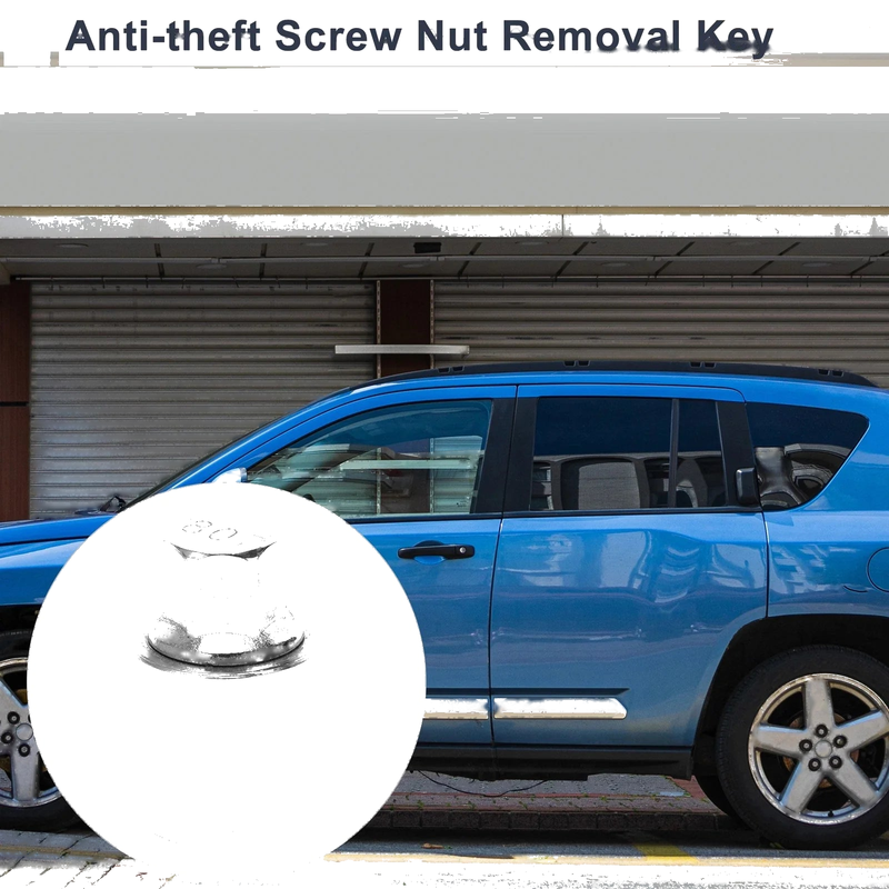 Jeep Compass Wheel Lock Lugnut Antitheft Key (2017-2023)