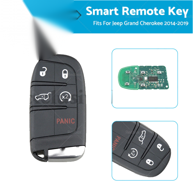 Jeep Grand Cherokee Smart Remote Key (2014-2019)