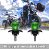 Motorcycle 2 x Swing Arm Spool Rear Stand Sliders Green