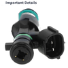 Nissan Sentra 1.8L (2000-2002) 1 Pc Black Fuel Injector No.FBY1070
