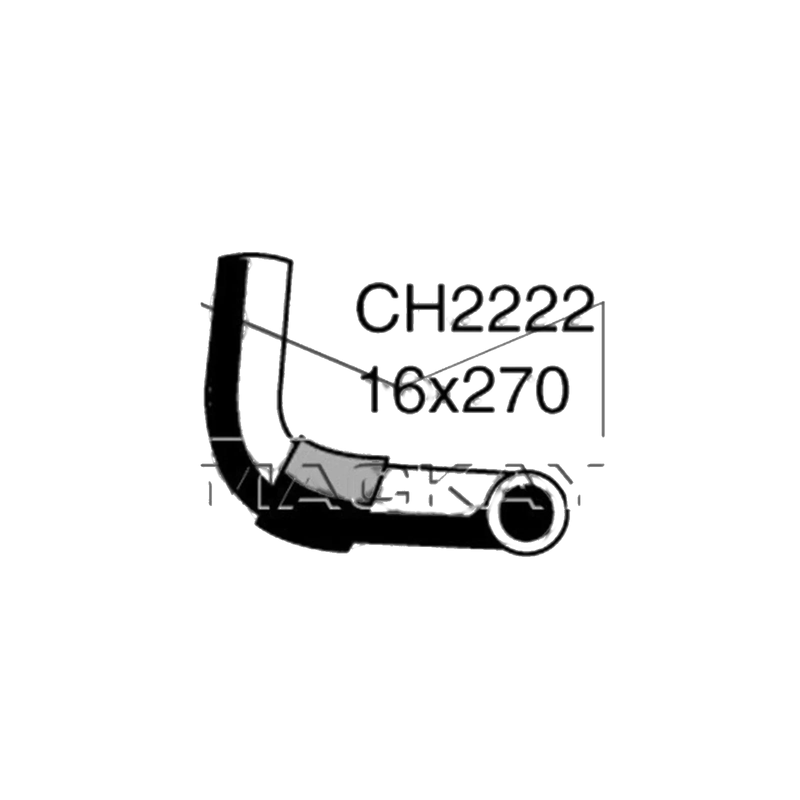 Toyota Camry SXV20 2.2L 4cyl Water Outlet to Pipe Heater Hose (1997-2002)