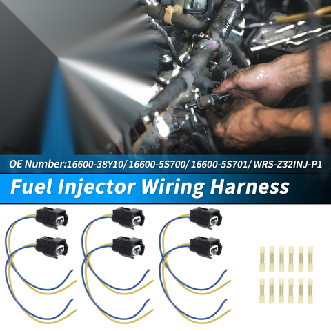 Nissan 6Pcs Fuel Injector Wiring Harness (2000-2006)
