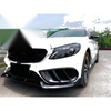 Benz W205 C200 C300 2015-18 Carbon Fiber Car Front Side Air Vent Cover Trims
