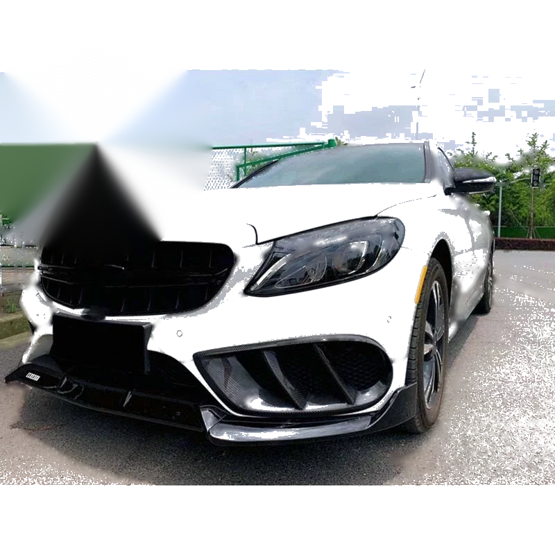 Benz W205 C200 C300 2015-18 Carbon Fiber Car Front Side Air Vent Cover Trims