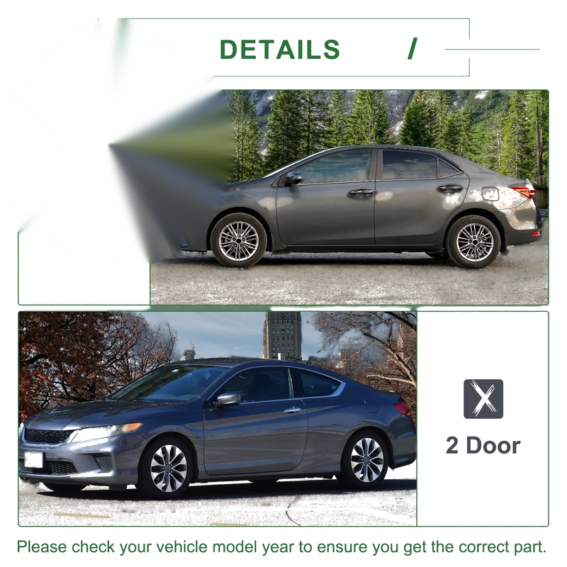 Honda Civic 4 x Weatherstrip Window Seal (2006-2011)